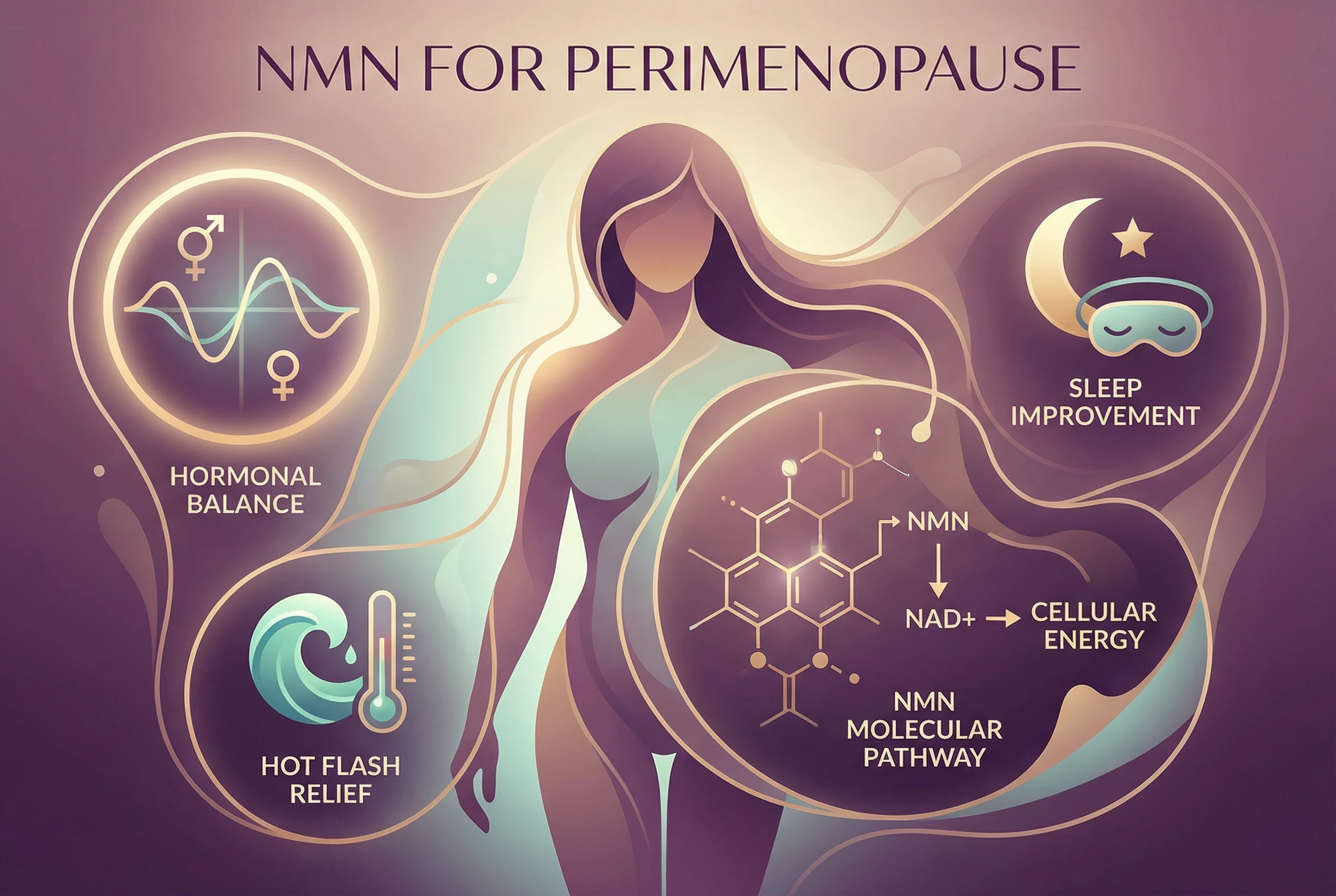 NMN for Perimenopause: Manage Hot Flashes, Sleep & Mood