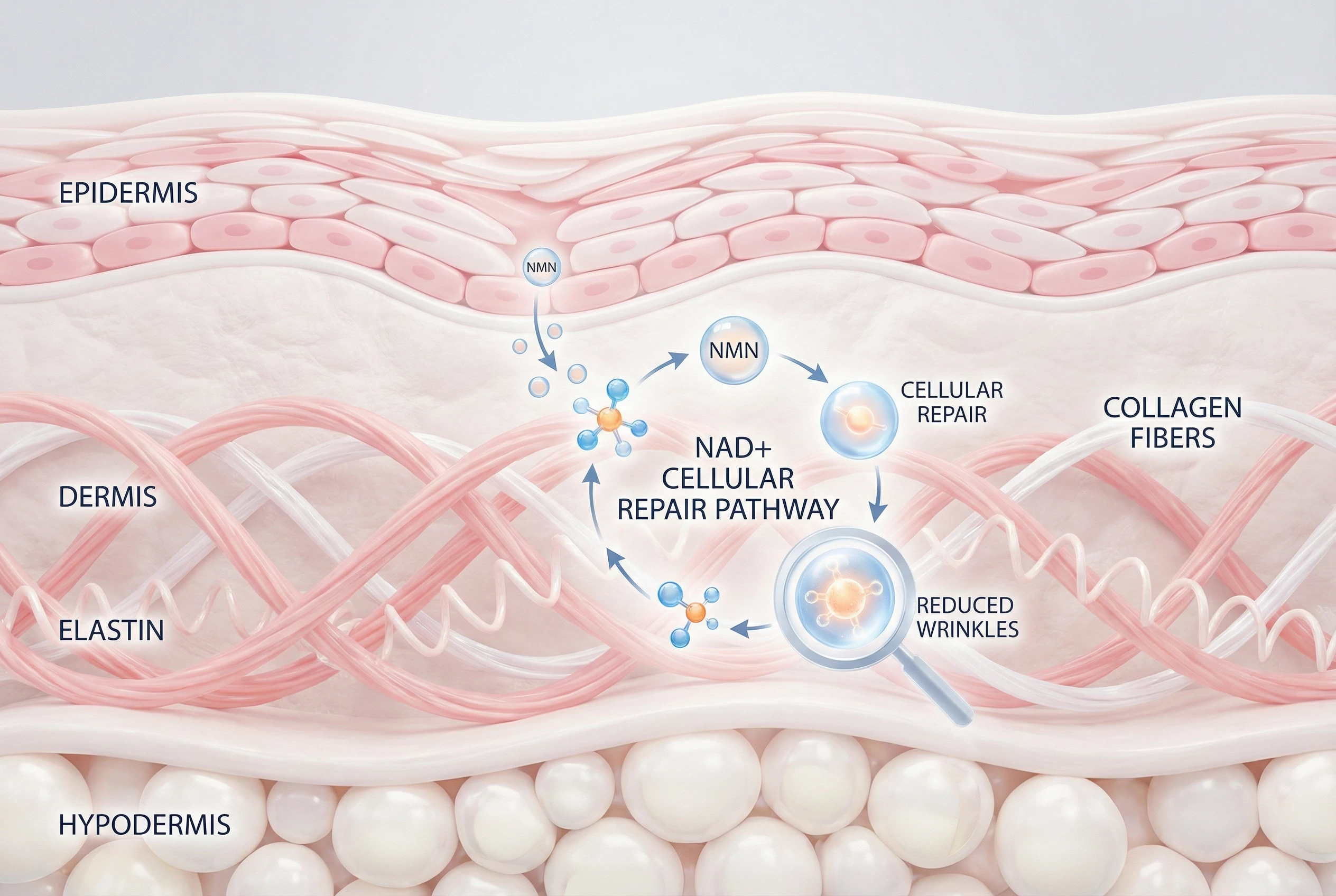 NMN for Skin Aging: Boost NAD+ to Reduce Wrinkles Fast