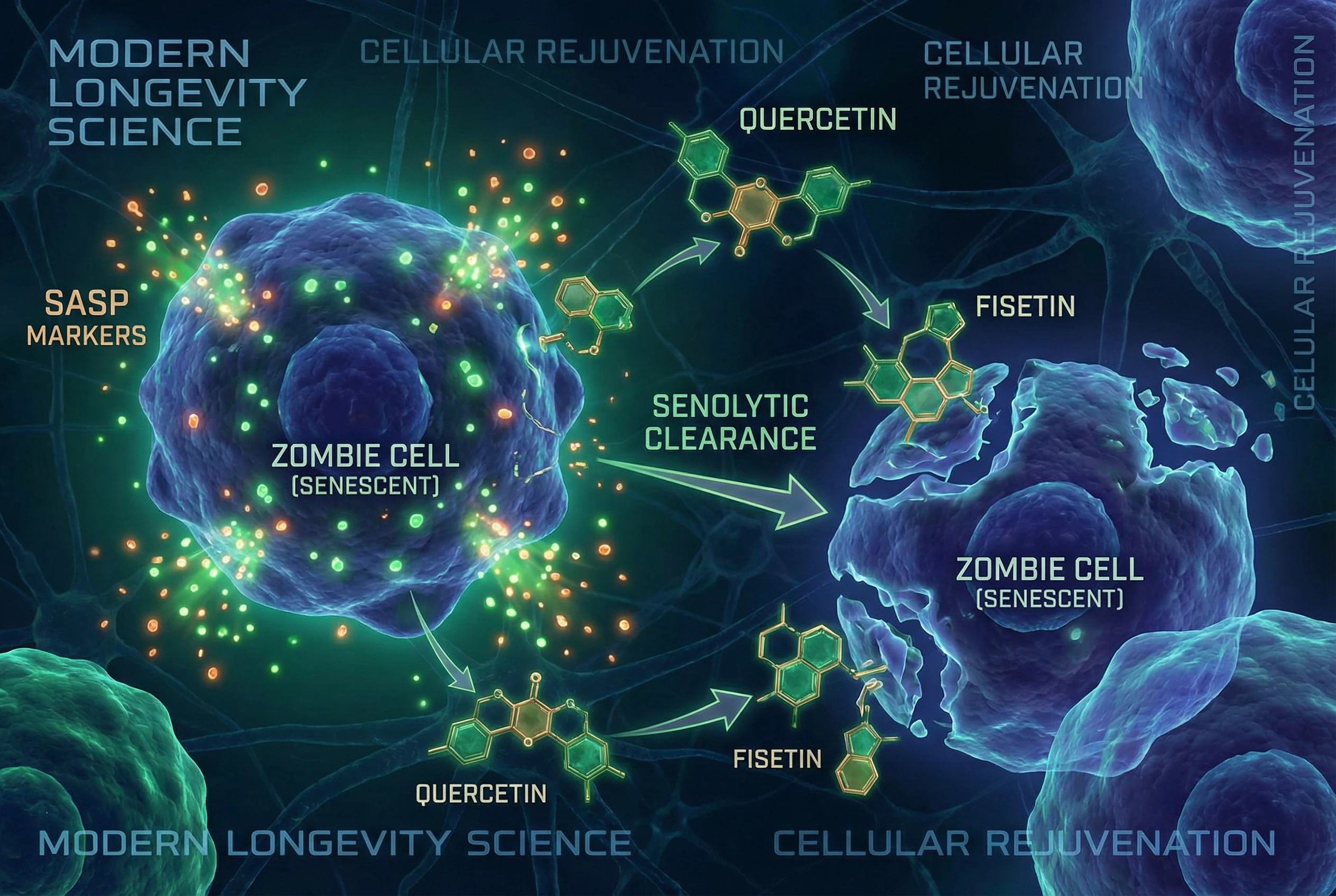 What Are Senolytics? Quercetin & Fisetin for Longevity